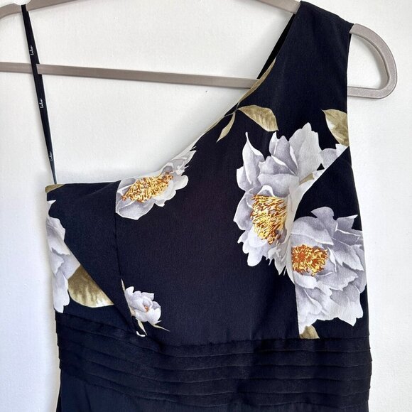 NWT Lulus Save Me A Dance One Shoulder Floral Dress, Size S - Picture 6 of 11
